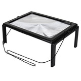 Reading Magnifier Full Page Optical Magnifying Desk Magnifying Glass Foldable LED Lens For Elderly Sewing Knitting