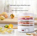 Household Mini Food Dehydrator, Dried Fruit, Vegetables, Herb, Meat, Dehydrated, 5 Trays Snacks, Air Dryer, EU, US