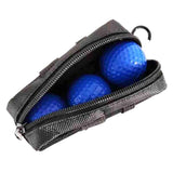 Pouch Ball Carry Waterproof Lightweight, Sturdy Waist Bag, Golf Storage Pocket for Outdoor, Adults