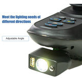 Electric Light 3 Pin XLR Head USB Charging Adjustable Angle LED Power Wheelchair Lighting Controller For Night