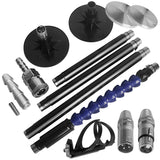 M6/M8 Suction 20/25/30cm Extension Rod 3XLR Connector Cola Cup Bracket For Telescc ear Actuator Attachment Holder
