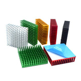 4pcs Aluminum Spiky Mini Heatsink 40x40mm Heat Sinks Cooler For Cpu Ssd Router