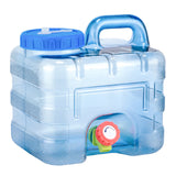 Portable 7.5L Water Container with Spigot - Leakproof For Camping & Picnic