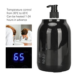 Essential Heater LED Display Temperature Adjust Single Massage Oil Bottle Warmer 110‑240V
