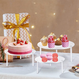 3Pack Clear Acrylic Stands,Cupcake Stand Cake Holder, Countertop Dessert Display Riser for Bakery,Birthday Wedding