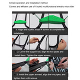 Mini Tiller Electric Plough hine Cultivator Scarifier Garden Household Soil Ploughing Digging Loosening Equipment Tleg-01A
