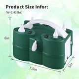 US Plug,Powerful Electric Balloon Pump,Air Iate/Deflate Pump,Double Motor for Swimming Pool, Iatable Bed and Etc.