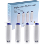 4pcs/pack Coffee Machine Cartridge Filter Coconut Shell Activated Carbon Cartridge Replacement Cartridge