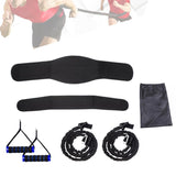 Multi Sports Kit Resistance Bands Set for Strength Training Fiess Solo or Parer Waist Power Home Gym