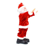 Christmas Upside-down Street Dance Somersault Santa Claus Electric Music Toys