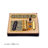 Electric Guitar Pickup Gold Neck Bridge Plate Pickup Neck Bridge Control Line 3 Way Switch Volume Control Plate for Guitar Brass