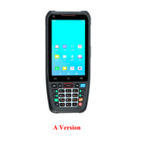 Inventory Data scanning Terminal Android 10.0 4g Smartphone Handheld red 1d 2d Qr Barcode Scanner Mobile Pdas with keyboard