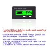 8V-100V Voltmeter DC Capacity Indicator Power Meter Lithium LiFePO4 Lead-acid Cell 12V 24V 48V for 6133A LCD Battery