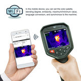 WIFI Infrared Thermal Imager IR HT-A9 USB Handheld Rechargeable Imaging Camera Electrical Pipe Floor Test Temp AutoTracking