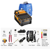 New AI-9 signal light fiber fusion splicer 10 languages freely switch built-in optical power meter and VFL5.0