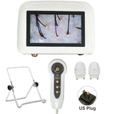 NEW 50X/200X HD Digital Microscope Hair Follicle Detector Scalp Diagnostic Machine 5 Inch Rechargeable LCD Skin Analysis Scanner