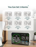 PV1000-DW Smart WIFI 4 in 1 Air Quality Indoor Carbon Dioxide Detector CO2 Monitor Temperature & Humidity with Alarm