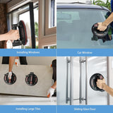 Suction Cup for Tile Strong Bearing Capacity 8in Electric Vacuum Glass Lifter and Transport Sucker