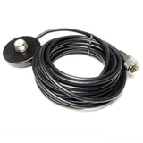 Vehicle/Car Mobile 136-174/400-470Mhz Car Radio Dual Band Antenna Magnetic Base Mount Waterproof