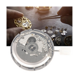 NH36/NH36A Movement+Steel Stem+Check Rod Kit Supports Day Date Set High Accuracy Automatic Mechanical Watch Movement