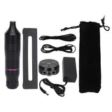 Tattoo Machine Pen Smoothing Needle Stroke Tattoo Pen Power Supply Set 2 Foot Pedal Mode Comfortable Grip for Eyeliner
