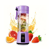 1pc Electric Mini Blender Portable Household Mixer, 6 Blades, Electric Mini USB Charging, Portable Juicer For Shaking Juice