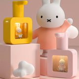 1pc Miffy Automatic Hand Soap Dispenser, Cute 400ml Rechargeable Automatic Foaming Hand Soap Dispenser, IPX5 Waterproof