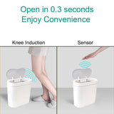 Smart Sensor Trash Can Automatic Garbage Buckets 8L Waterproof For Household Bathroom Kitchen Toilet Household Cleaning Tool
