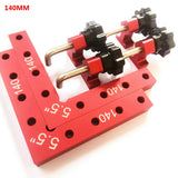 1Set Woodworking Right Angle Positioning Clamps Auxiliary Positioner Corner Clamping Tools Aluminium Alloy Corner Ruler