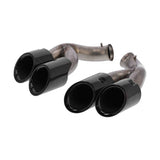 2pcs Quad Exhaust Tip Replacement Tailpipe for GTS Style 68mm Inlet 120mm Outlet Fit for Cayenne 2016 2017 2018 System Parts