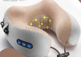 U-Shaped Massage Electric Memory Foam Car Protection Neck Massager Body