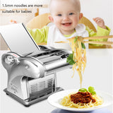 Household Pasta Noodles Maker Stainless Steel Noodle Cutter Electric Automatic Dough Rolg Dumpg hine