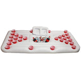 Beer Pong Mat 28 Cup Hole Row Iatable Swimming Pool Mattress Water Table Entertainment ating Pad