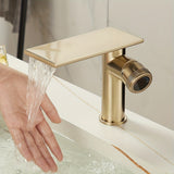 1pc Bathroom Single Lever Sink Faucet, Crane Brass Sink Faucet, Hot And Cold Water Tap, Bathroom Accessories