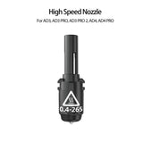 0.4mm High Temp 265℃ 3D Printer Nozzle - Spare Replacement Parts Accessories for Flashforge 3 and Adventurer 4