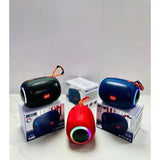Wireless Bluetooth Speaker Cloth Carries Lights, Stereos, and A Subwoofer Small Steel Cannon Card Inserted Support