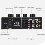 EU/US Portable Dual Mic Inputs Audio Sound Amplifier & Microphone Karaoke Ok Mixer BlackPlug for Company Home Hot Sale