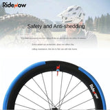 Ridenow Vacuum Tire Safety ing Rubber 28c-38c Anti-trip Ring Universal 45/65/85mm Aluminum Alloy Air Nozzle
