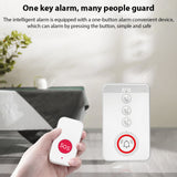 Wireless Caregiver Pager - Elderly Alert System with SOS Emergency Button, Portable One-Click Caller Alarm, 4G Two-Way Intercom