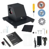 Sander Bench Grinder 2-in-1 Dual Wheel Grinding Table Saw Sanding hine 7 Adjustable Speed Mini Desktop Cutter
