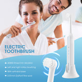 Toothbrush with 4 Soft Brush Heads Rotary Rechargeable Electric Waterproof Toothbrushes for Adults Oral Cleaning Tools