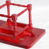 1/12 Scale Handcraft Wood Extendable Folding Table Desk Furniture For Dollhouse Living Room Ornament Accessory
