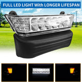 Top-12V Deluxe LED Golf Cart Head Light With Bumper For Club Car Precedent 2004-UP Electric Part 102524801