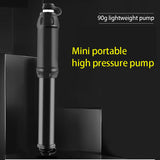 ESLNF Bicycle 100PSI Air Aluminum Alloy Portable Drop-proof Ultralight Hand MTB Mountain Bike Pump