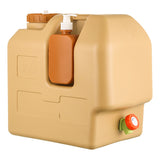 20L Portable Jug with Spigot and Soap Dispenser - Water Storage Carrier for Camping, Fishing, Picnic, Hiking