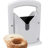 Manual Original Bagel Guillotine Universal Slicer With Stainless Steel Blade Bread Cake Buns Toast Cutter Kitchen Accessories