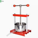 Household Manual Fruit Wine Press 6L Grape Berry Apple Juice Pressing Vegetable Dehydrating hine Commercial