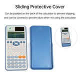 Scientific Calculators Math Calculator with 417 Function HD Dot Matrix Display 96*31) Dual Power Supply Ideal for School Office