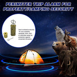 Perimeter Trip Alarm 360º Coverage Loud Sound Early Warning Security System For Camping And Security Property Safety