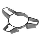 Interior Steering Wheel Cover Trim Fit Paramela/Macan/Cayenne Carbon Fiber Car Accesory Replacement